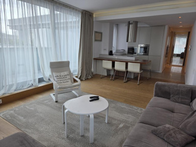 Elegant Top-Floor Apartment with Panoramic Terrace near Victoriei Avenue