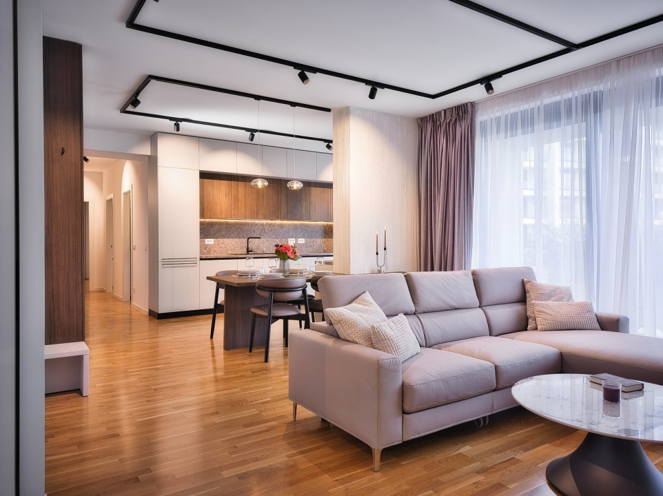 Apartament cu 2 dormitoare si gradina de 95 mp