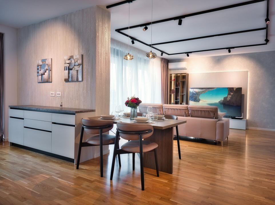 Apartament cu 2 dormitoare si gradina de 95 mp