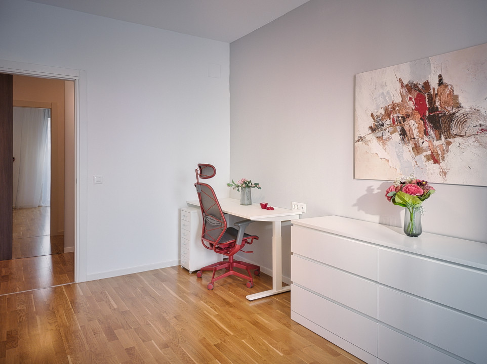 Apartament cu 2 dormitoare si gradina de 95 mp