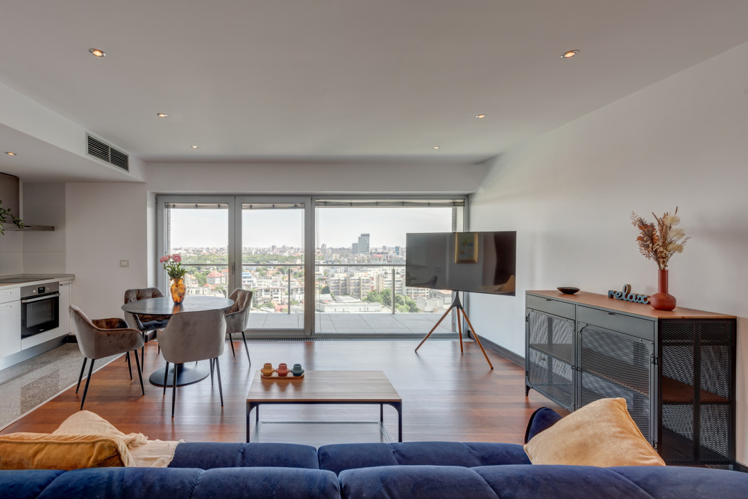 Apartament luminos cu priveliste panoramica, situat in Alia Apartments