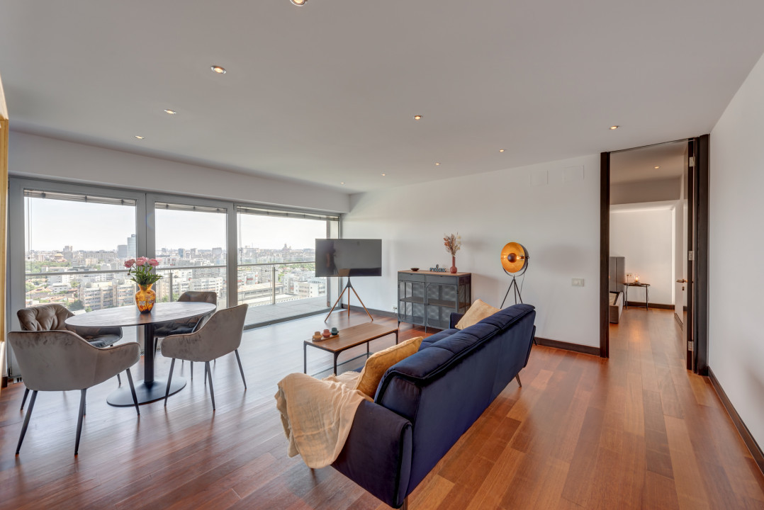 Apartament luminos cu priveliste panoramica, situat in Alia Apartments