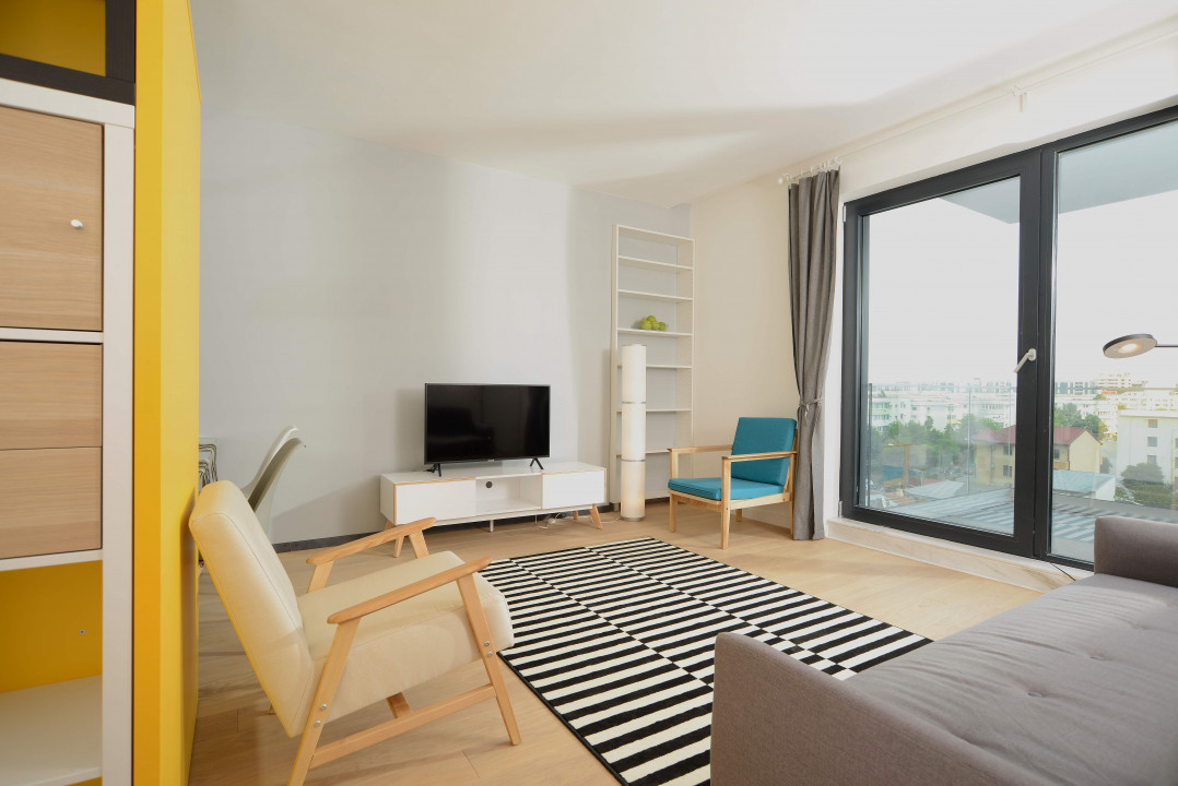 Apartament in stil scandinav, luminos si cu priveliste neobturata